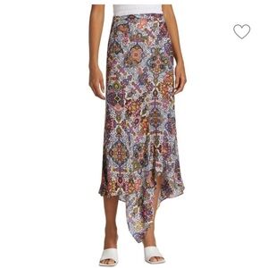 VERONICA BEARD Mac Handkerchief Midi Skirt